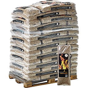 Premium Heat 6 mm træpiller - 1 palle