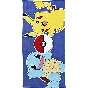 Pokémon håndklæde - Pickathu og Squirtle