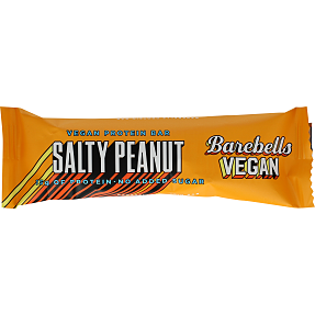 Proteinbar m. saltede peanuts u. tilsat sukker vegansk