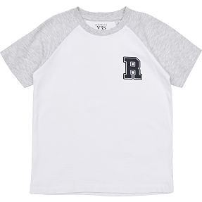 VRS børne T-shirt str. 110/116 - hvid