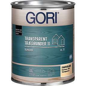 Gori 11 transparent trægrunder 0,75 liter
