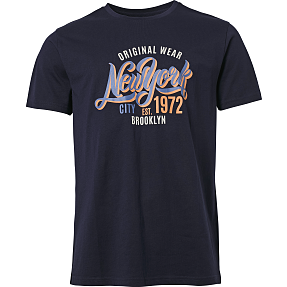 VRS herre T-shirt str. L - mørkeblå