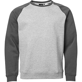 VRS herre sweatshirt str. XL - lysegrå