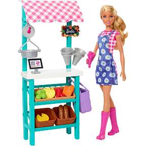 Barbie torvemarked legesæt