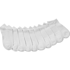 VRS dame 10-pak sneakers strømper str. 39/41 - hvid