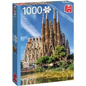 Puslespil Sagrada Familia View, Barcelona   - 1000 brikker, Premium Collection