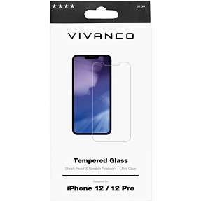 Vivanco Apple iPhone 12/12 Pro 2020 Flat 2D 9H Tempered Glass