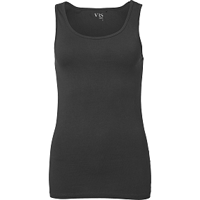 VRS dame basis tanktop str. S - sort