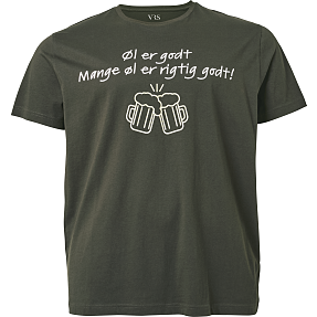 VRS herre T-shirt str. 7XL - mørkegrøn