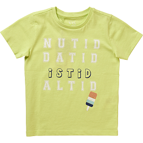VRS børne T-shirt str. 98/104 - limegrøn