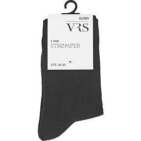 VRS børne strømper str. 26/30 - sort