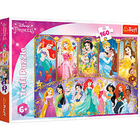 Disney prinsesser puslespil - 160 brikker