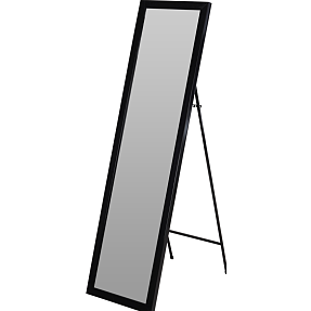 Stående spejl med fod 36x126 cm - sort