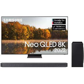 Samsung QLED 8K TV QE75QN700B inkl. Samsung HW-Q810B soundbar | Køb på Bilka.dk!