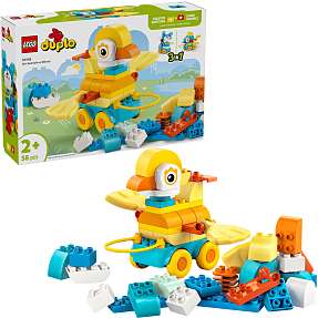 LEGO DUPLO By 3-i-1-dyr på hjul 10448