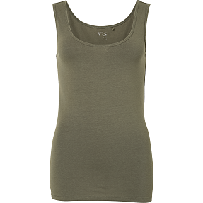 VRS dame tanktop str. 2XL - oliven