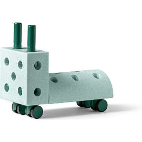 MODU Lille Gåbil - Ocean MInt / Forest Green