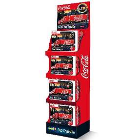 Revell display 12x3d puzzle coca-cola truck ledl130