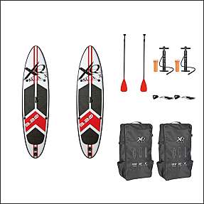 SUP Paddleboard 2 pack - rød - 320 cm - inkl. tilbehør