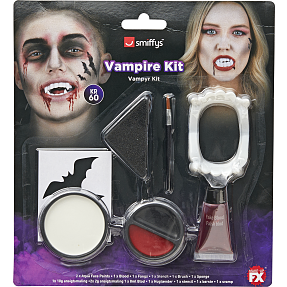 Halloween vampyr make-up sæt