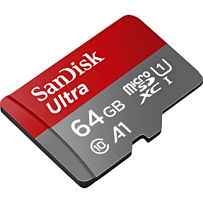 Sandisk MicroSDXC Ultra 64GB 120MB/s inkl. adapter