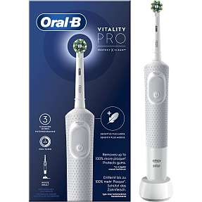 Vi ses tapperhed ulovlig Oral-B Vitality Pro elektrisk tandbørste - hvid | Køb på føtex.dk!