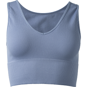 VRS dame seamless top str. XL/2XL - lyseblå