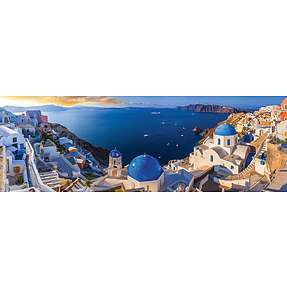 Puslespil Santorini Greece - 1000 brikker