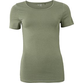 VRS dame T-shirt str. 2XL - oliven