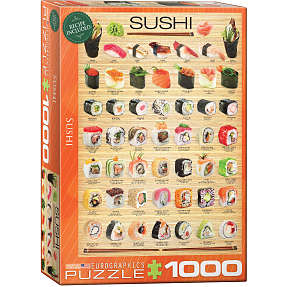 Puslespil Sushi - 1000 brikker