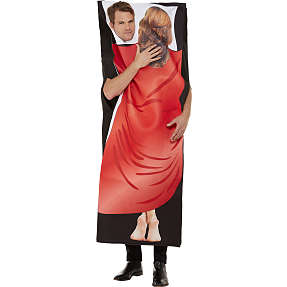 "To i en seng" kostume str. 180 cm