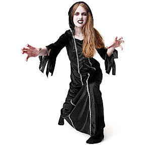 Halloween skræmmende kostume i velour