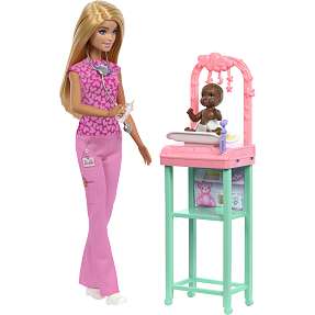 Barbie lægeklinik sæt med dukke