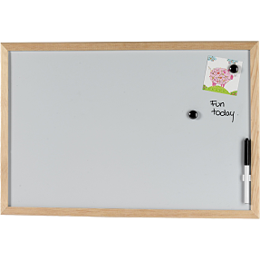 NAGA Whiteboard tavle Magnetisk 40x60 cm med træramme