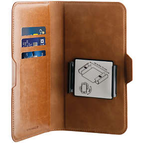 Vivanco Classic Wallet Case L - brun