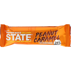 Proteinbar m. peanuts og karamelsmag