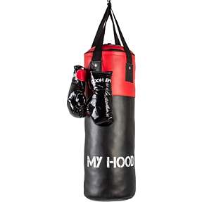 My Hood boksesæk med handsker 10 kg