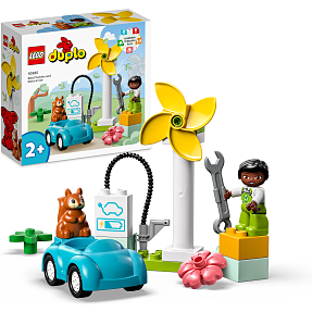 LEGO® DUPLO® By Vindmølle og elbil 10985