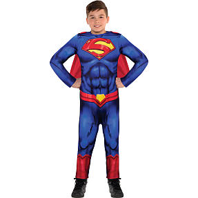 Superman kostume 8-10 år