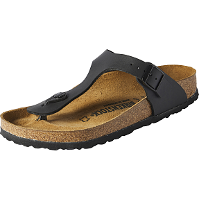 Birkenstock Gizeh dame sandaler str. 38 - sort
