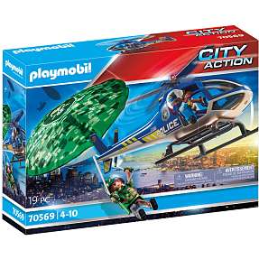 Playmobil Politihelikopter: Faldskskærms-forfølgelse 70569
