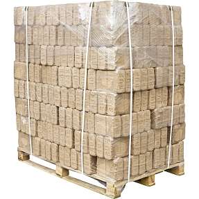 Hårdttræsbriketter 960 kg - 1 palle