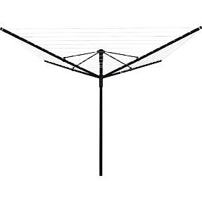 Paraplyformet tørrestativ - 50 meter snor