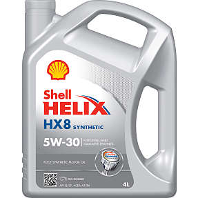 Shell Helix HX8 Synthetic motorolie 5W-30 - 4 liter