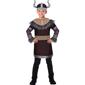 Viking top og hat - str. 116 cm