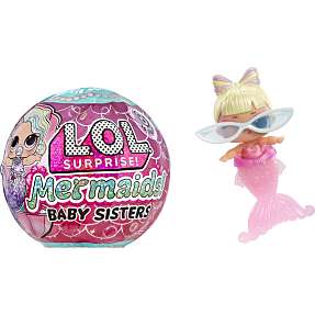 L.O.L. havfrue lillesøster figur - flere varianter - assorteret