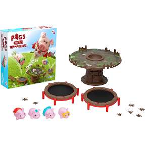 Games Pigs on Trampolines spil