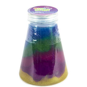 Scoop Rainbow Slime in flask