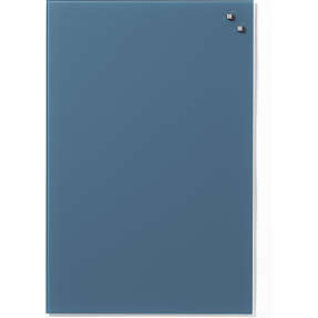 Naga magnetisk glastavle 40x60 cm - blå