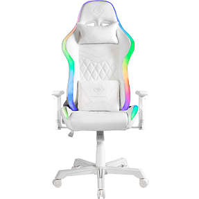 Deltaco RGB gamerstol GAM-080 - hvid